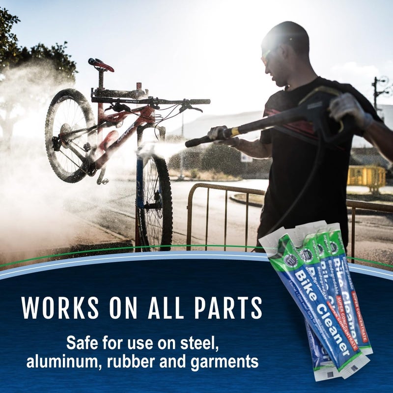Squirt Bike Cleaner 30ml Super Concentrate Sachets - Biodegradeable Bike Chain Cleaner and Bike Degreaser for All Bike Parts - All Purpose Bike Cleaner for Bike Maintenance - Box of 10 - Image 5